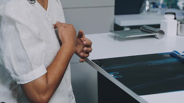 Positive female caregiver visit smiling senior disabled grandmother check heart rate, young woman doctor use statoscope do regular checkup of old lady patient at home, elderly healthcare concept