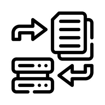 sync line icon