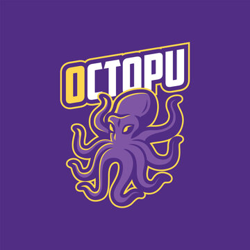 octopus gaming logo, octopus esports logo, octopus sports logo, octopus streaming logo, simple octopus logo, octopus mascot, octopus illustration