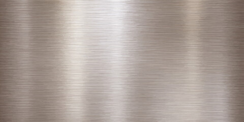 Fototapeta premium A polished silver stainless steel plate features a brushed metal texture with a shiny metallic gray pattern on an industrial aluminum surface