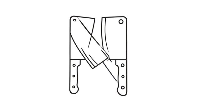 Butcher Knife and Cutting Board Tools.