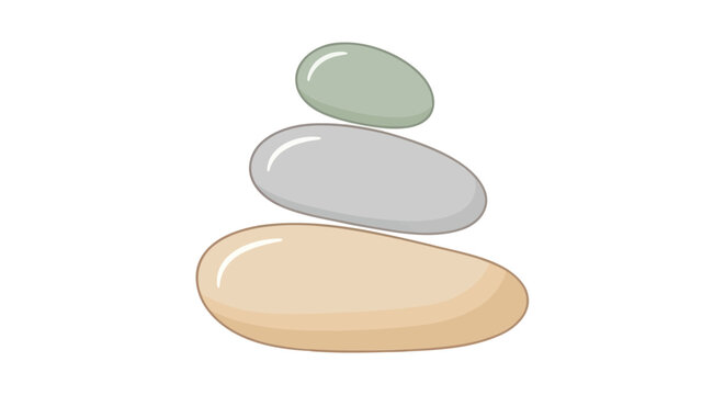 Balanced stones, stacked pebbles, zen rocks, meditation stones