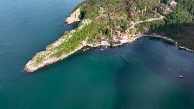 Gideros Bay, which bears the traces of the Genoese, where pirates took shelter in ancient times and is the natural harbor of the Square. Cide, Kastamonu, Turkey