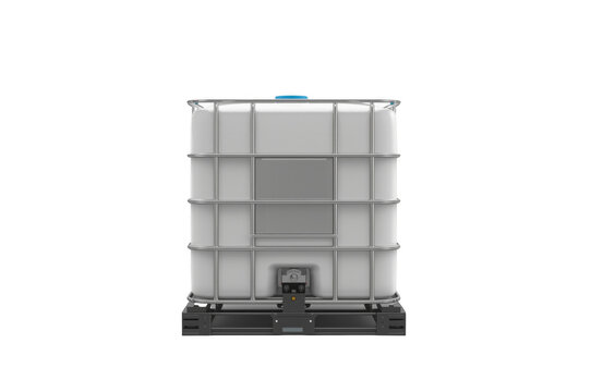Ibc tote container for industrial fluid storage and transport