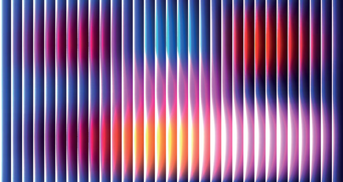 Abstract colorful pixelated light beams pattern design