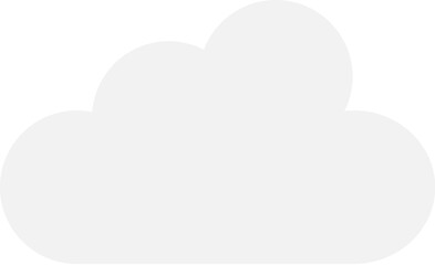 Fototapeta premium Flat style cloud