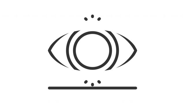 Animated biometrics icon