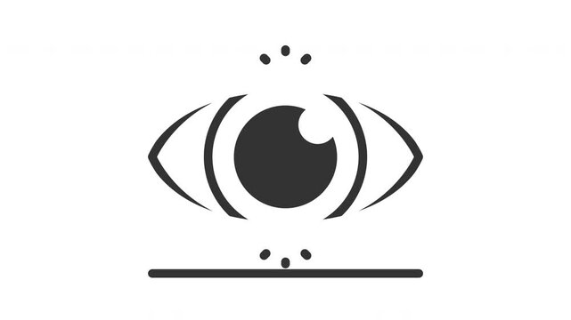Animated biometrics icon