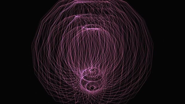 Seamless 4K loop of a Sahasrara Crown Chakra Torus Knot performing an infinite phase shift. Perfect meditation background for VJ sets, trance visuals, yoga studios, reiki healing, and sound baths.