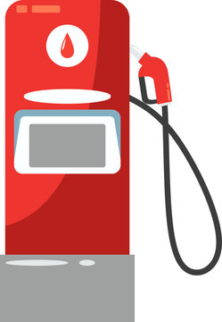 Gas Station Illustration