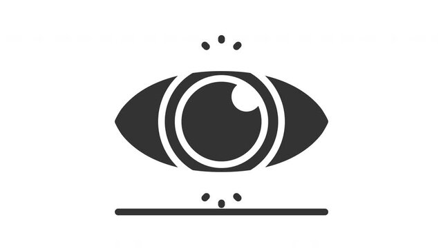 Animated biometrics icon