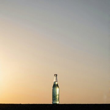 Summer ramune, copy space
