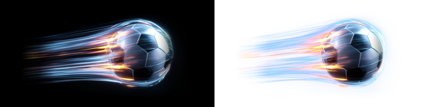 Blue glowing global football summer 2026 balls isolated transparent PNG overlay set