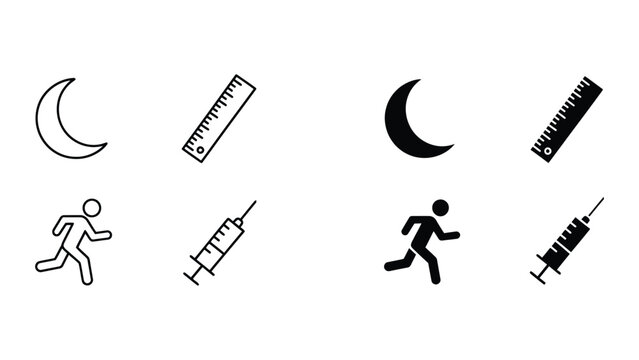 Contrasting icons of health, measurement, and physical activity