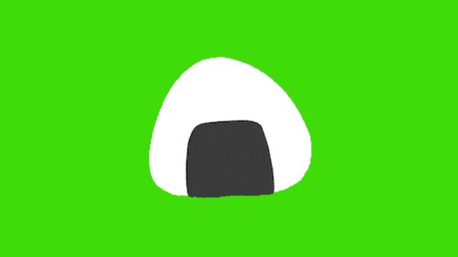 vector illustration of rice ball