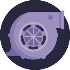 A stylized flame bursting from a nozzle or exhaust, symbolizing a sudden surge of speed and power. © Ion