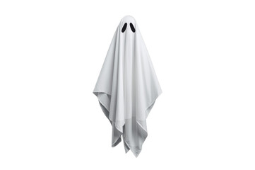 Fototapeta premium White sheet ghost costume for halloween spooky party