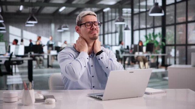 Man With Throat Pain