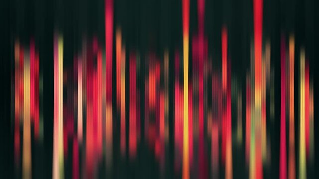 Futuristic tech video loop abstract audio equalizer glowing vertical lines 4k