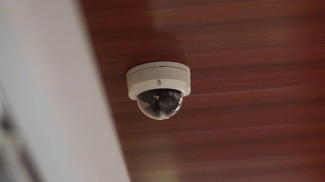 close up of a CCTV or cecurity Camera