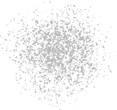 Gray smoke or spreading liquid