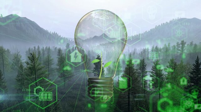 Environment protection concept. Renewable energy. Sustainable development goals.