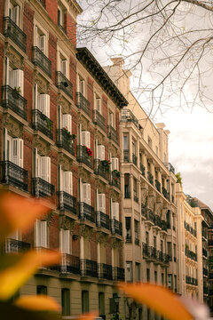 Fachadas y arquitectura de edificios de Madrid