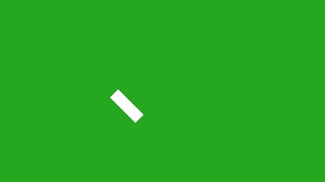 Double Check Icon Message Seen and Delivered Green Screen Animation Video