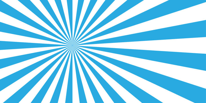 Vector sunray stripe background. Light sunburst glowing background. Sunburst pattern summer social banner. vector illustration pattern beam rays. Spiral radial striped backdrop design.