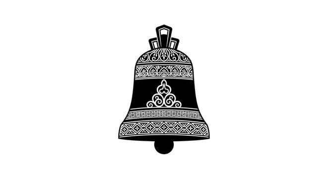 Ornate Metal Bell Decoration Object.