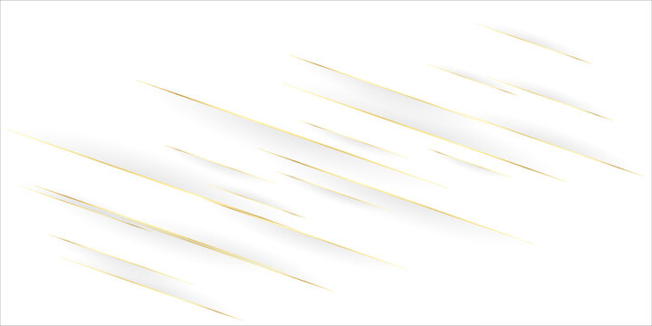 Professional deep white background with diagonal golden line accents and copy space. Modern vector backdrop for corporate presentations, business cards, and premium marketing banners.