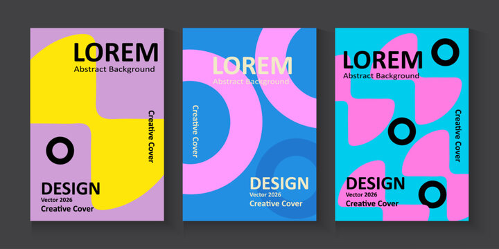 Creative concept Modern abstract promotional template flayer background. poster, banner, cards designs featuring abstract line compositions in vibrant colors.
geometric shapes and Minimalist design.