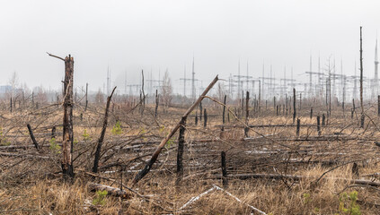 Fototapeta premium Chernobyl Exclusion Zone Landscape