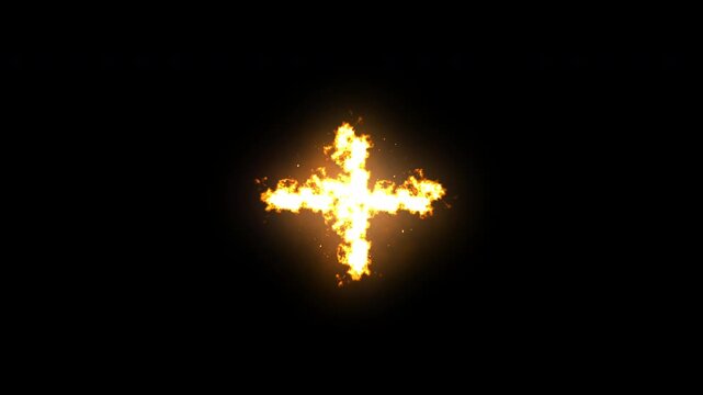 Magic Fire Star Spell Casting Animation for Fantasy Game VFX