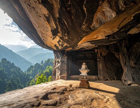 Mukteshwar Mahadev Temple Pathankot Cave Temple Shivalik Hills Natural Rock Shrine Punjab Real Setting