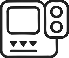 vector game controller icon isolated on transparent background  © ABDULMANNAN