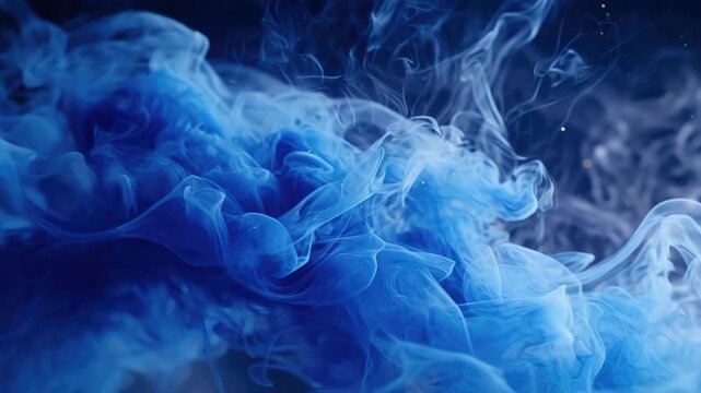 Cold vapor fogging in laboratory setting.