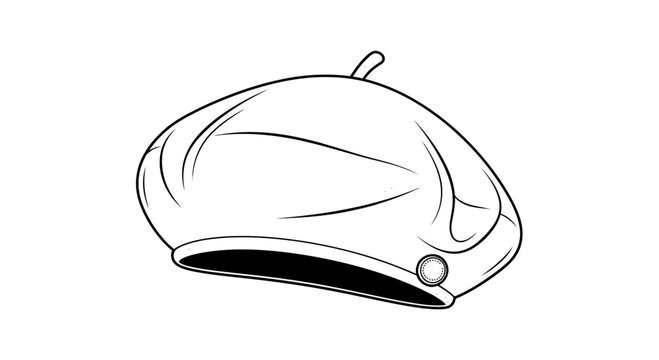 vector illustration of a cap