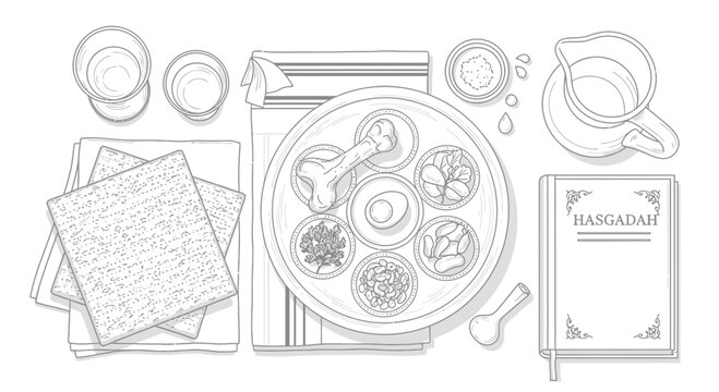 hand drawn vector illustration of a sketch of a notebook