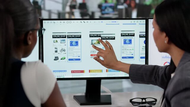 Person Working On UI Design And App Development