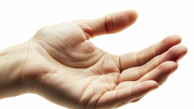 A pair of hands extended towards each other with palms facing up, symbolizing openness and need