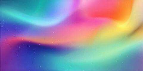 Obraz premium Abstract colorful background with bokeh features a bright rainbow spectrum of wavy lines and motion blur textures to create a creative art backdrop wallpaper