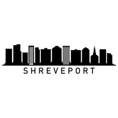 Fototapeta premium Skyline Shreveport