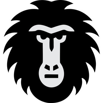 Baboon Icon Vector