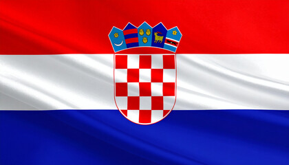 flag of Croatia © Vectoryn