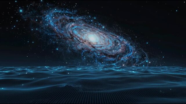 Data technology background. Abstract background. Connecting dots and lines on dark background. 3D rendering. 4k