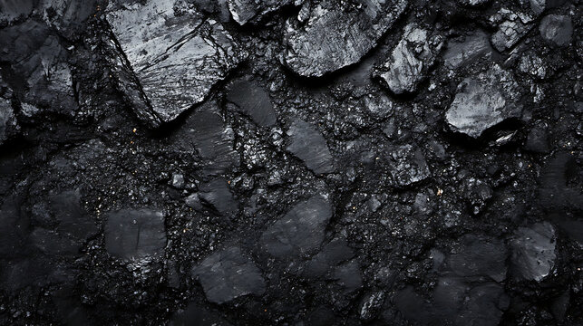 Charcoal texture background, rough surface