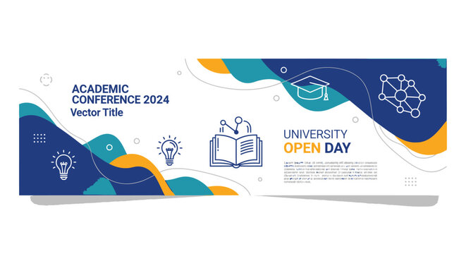 University Open Day Flyer Template Design.