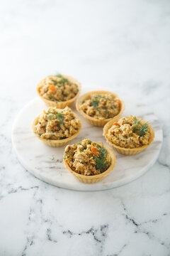 Rillettes in tartlets