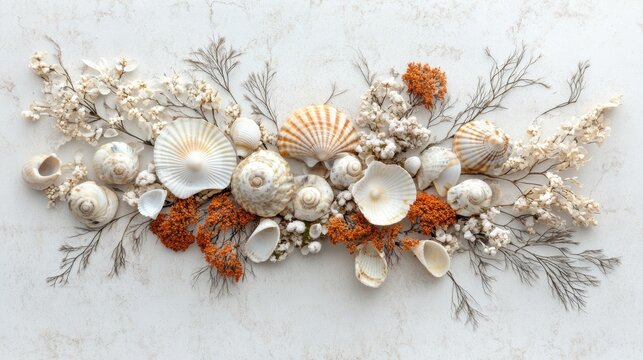 seashell with background